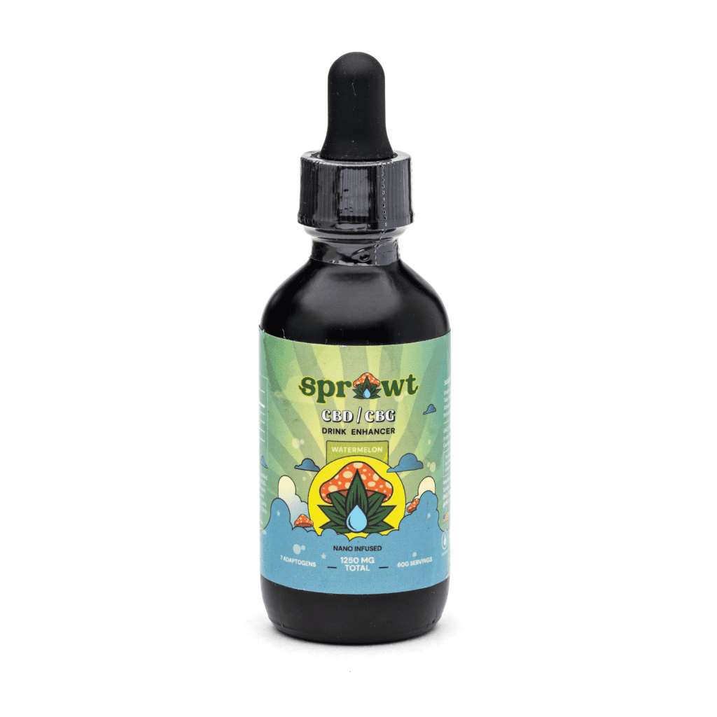 Sprowt-CBD-CBG-Drink-Enhancer-Watermelon-Bottle-Front