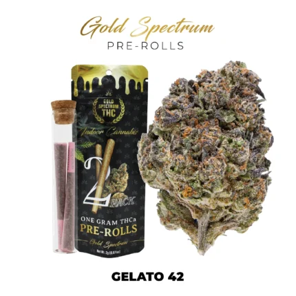 Gold Spectrum THC-A Pre-Rolls - 1g (2ct)