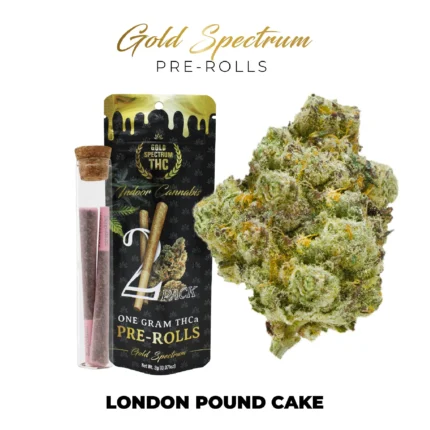 Gold Spectrum THC-A Pre-Rolls - 1g (2ct)