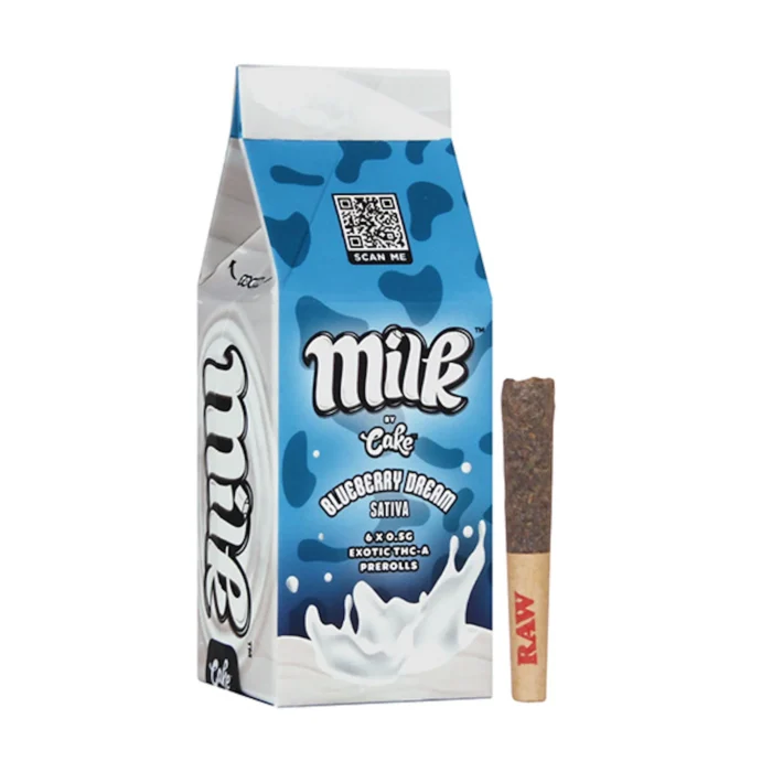 Milk by Cake Exotic THC-A Prerolls -UK- 6ct