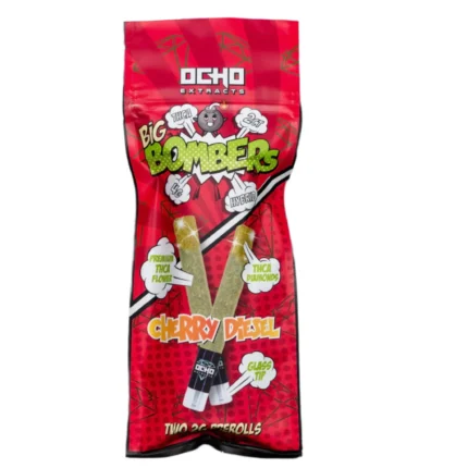 Ocho Big Bombers Glass Tip THC-A Pre-Rolls - 4g (2ct)