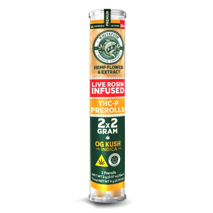 White Fish Live Rosin THC-P Pre-Roll - 2x2g