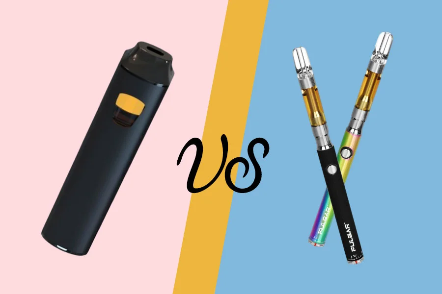 Disposable THC Pens vs Refillable Pens UK